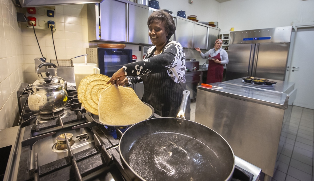 Andom e Haimanot del Ristorante eritreo Dahlak a Bergamo in via Borgo Palazzo