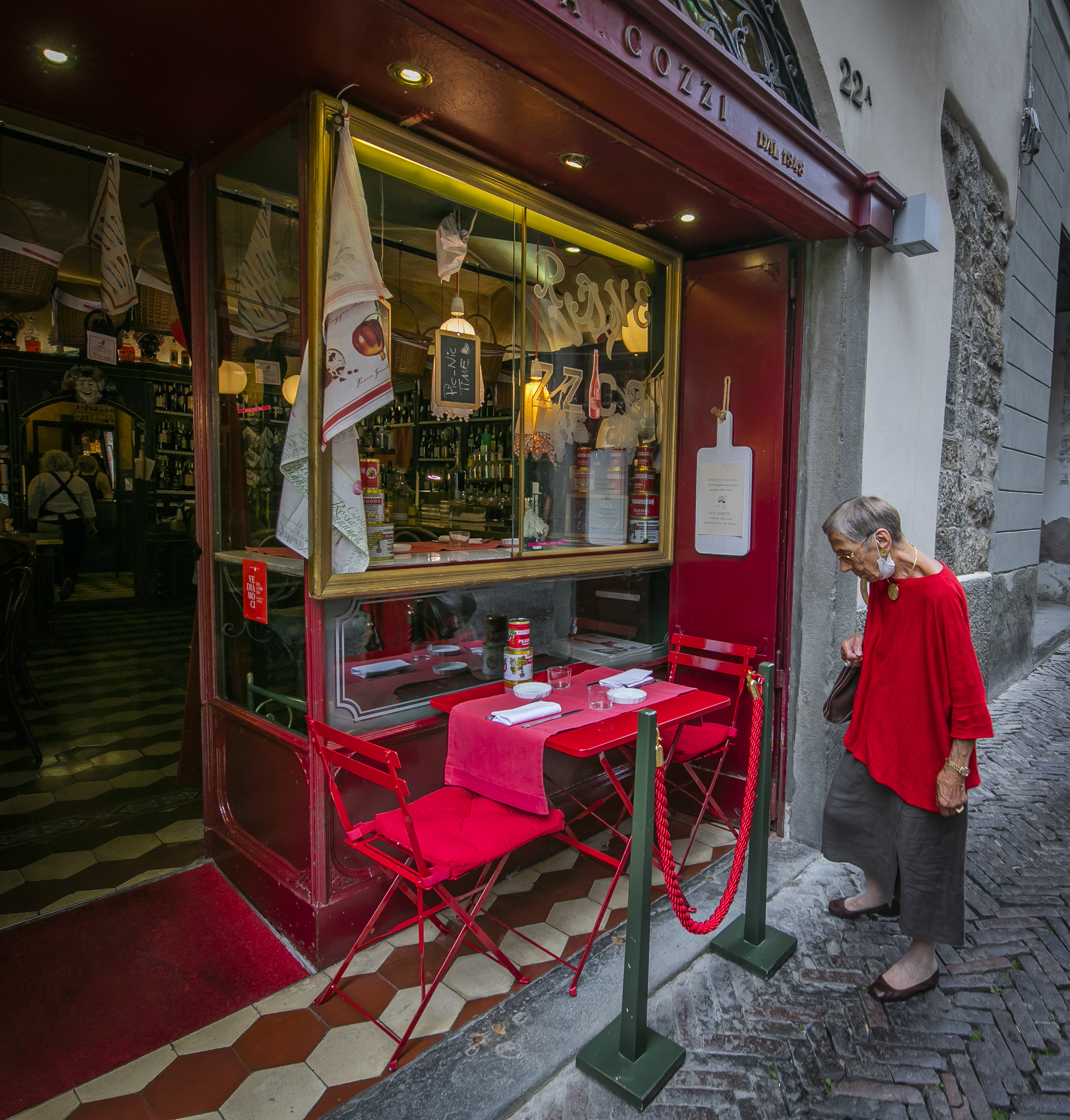 commercio a Bergamo Alta